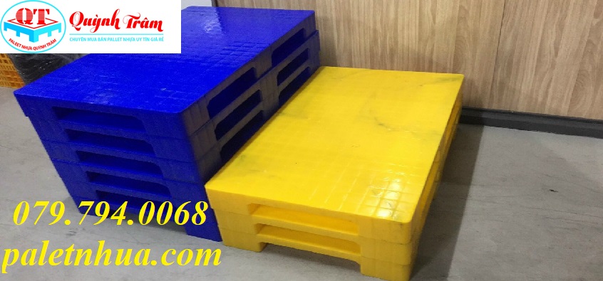 Pallet Nhựa Mặt Kín 600x1000x100mm 
