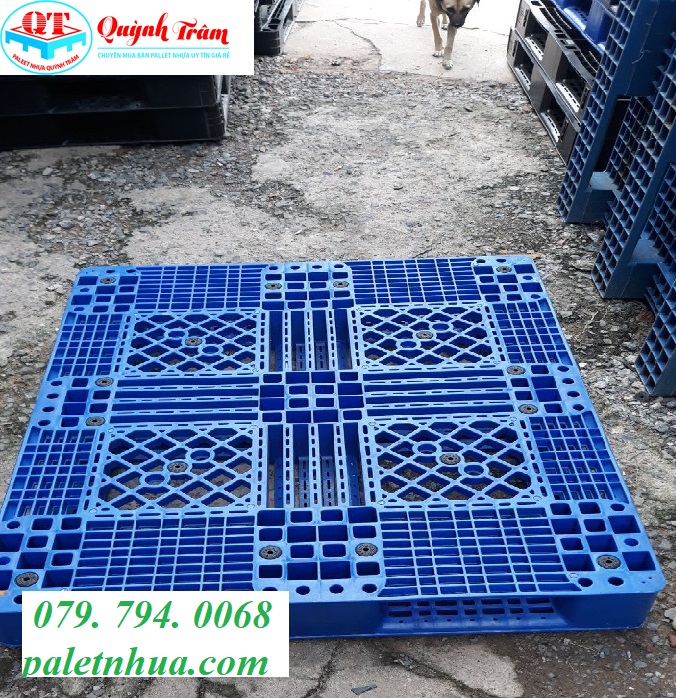 Pallet Nhựa Long Thành Cũ 1200x1000x150 mm.